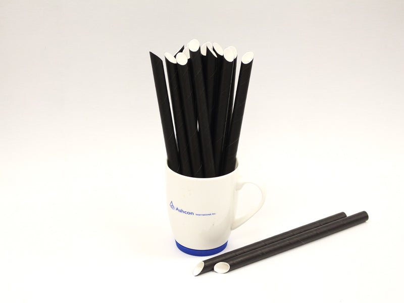 Bubble Tea Paper Straws | Individually Wrapped | 100% Biodegradable | 12mm x 8.5" | MADE IN CANADA