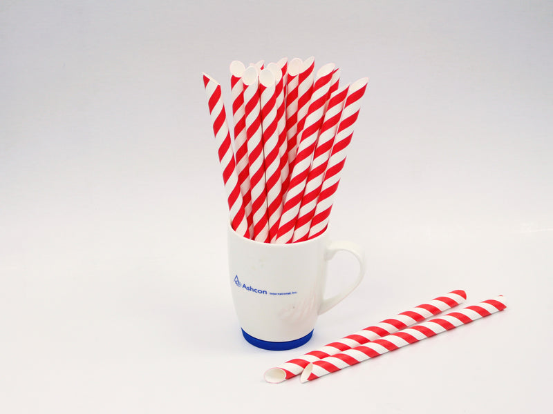 Bubble Tea Paper Straws | Individually Wrapped | 100% Biodegradable | 12mm x 8.5" | MADE IN CANADA