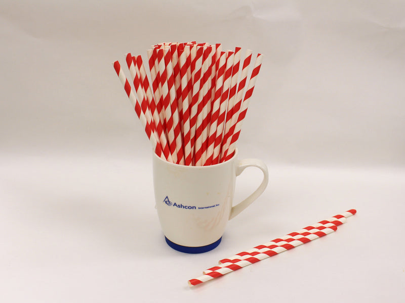 Jumbo Paper Straws | Individually Wrapped | 100% Biodegradable | 6mm x 7.75"