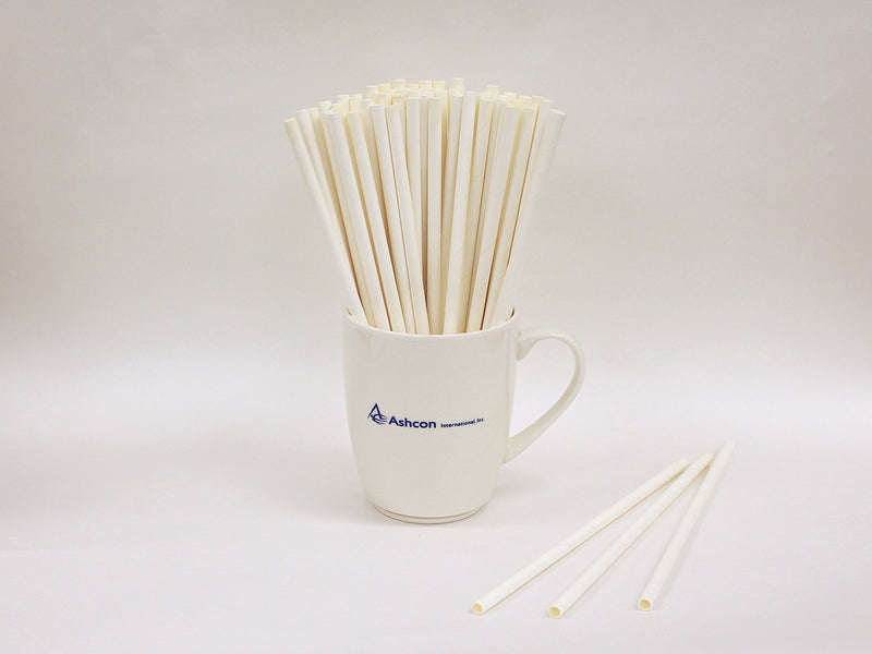 Jumbo Paper Straws | Individually Wrapped | 100% Biodegradable | 6mm x 7.75"